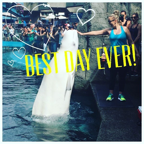 19 juli 2016; Best day ever! #babybeluga @audrhi @ashleygreene
 19 juli 2016; Best day ever! #babybeluga @audrhi @ashleygreene