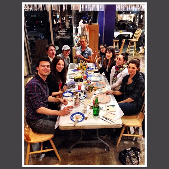 25 januari 2014: #carapotter #colormemine @ashleygreene @blahblahblanda @juliapolis @silverbeam @jaredrubenstein @elliebeltran @josephchase
