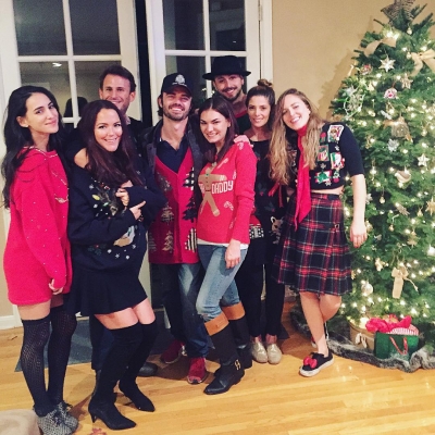 15 december 2015; Thank You to @ashleygreene & @paulkhoury for throwing the perfect Ugly Sweater & Ornament Decorating Christmas Party! 🎄🎁☺️ Had the best time & found my new calling : Decorating Ornaments 🙌🏼 lol ❣ #ChristmasPartySuccess #GreatFriends #UglySweaters
