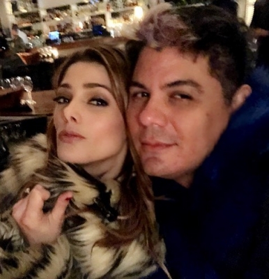 20 januari 2018: DINNER WITH THE SWEETEST #PISCES KEEPING WARM with our FUZZYS @ashleygreene #goodtimes 💗
