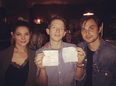 14 november 2016: When @ashleygreene and @andrewjwest think it's ok to write my obituary at the wrap party... Little do they know, I've found some crystals on eBay that will keep me alive until 2083 or 2086.
