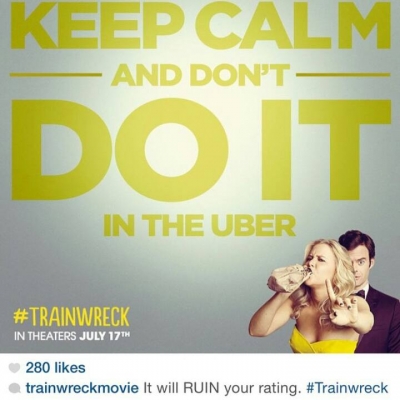 07 Juli: Solid advice for the day. I need this movie to be out immediately. #girlcrush #trainwreckmovie

