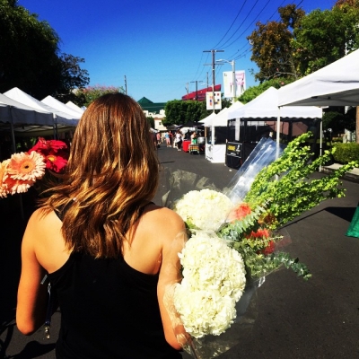20 September: Went to the Melrose Farmers Market for the first time. #Flowerpower
