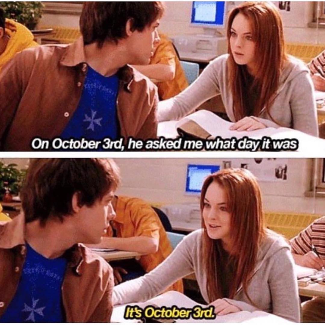 03 oktober: Hahah thanks @bpeach
