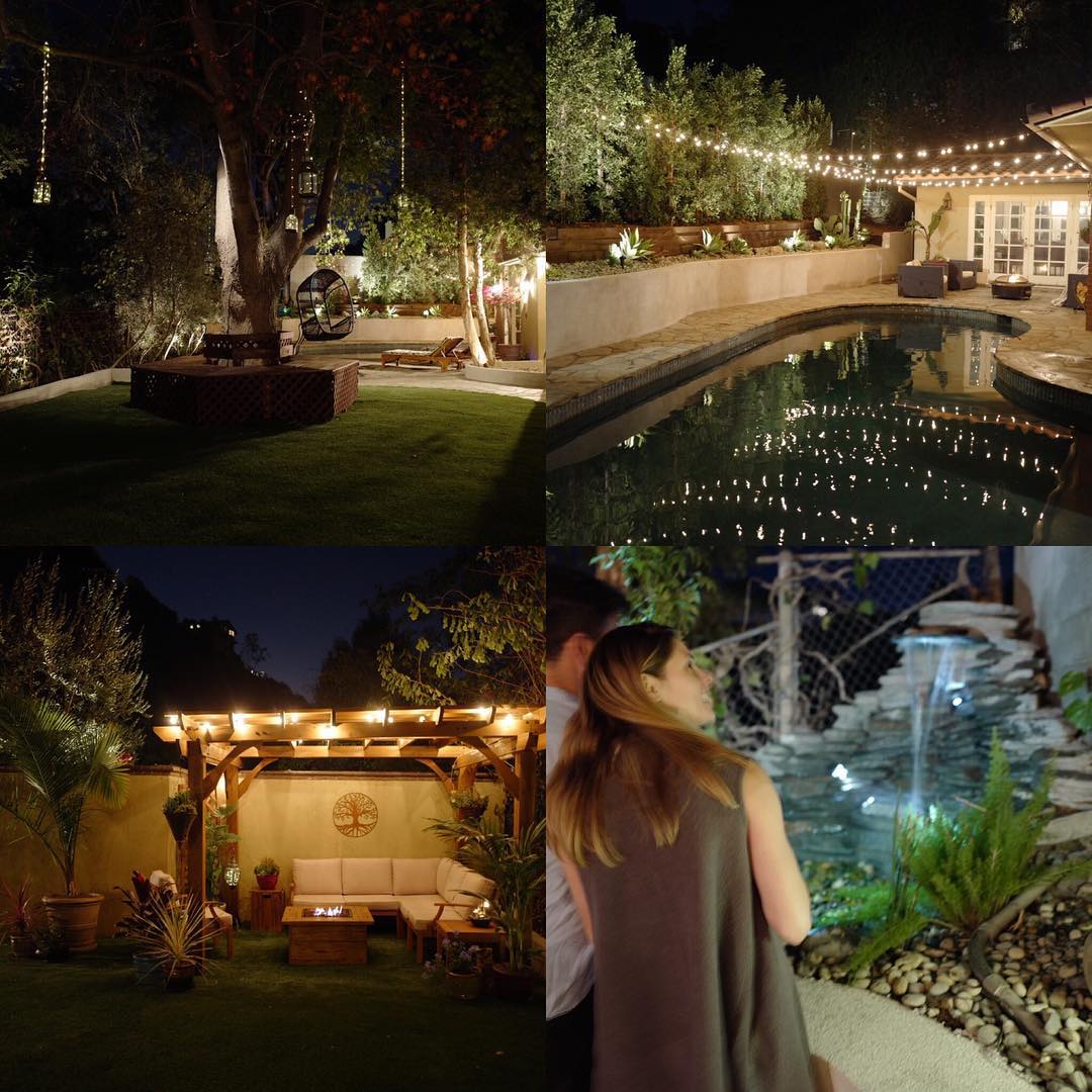 16 november: I couldn't WAIT to get back to @paulkhoury... Little did I know he had a huge/amazing surprise waiting for me at home. He completely re-did our yard while I was gone and made us our own little oasis. ❤️ He's still the prize- but the yard is a close 2nd. #pinchme #bestfriend #soulmate #luckyme #homesweethome
