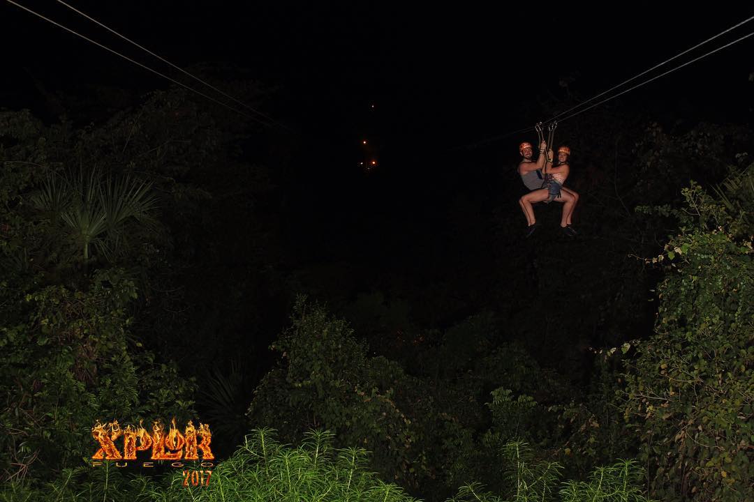 10 maart: Just came across this gem. Went to @xplorpark for my bday and it was one of the coolest experiences EVER. Best zip line I've ever done and coolest caves I've ever swam in. Kinda wana go back for the weekend 😂 #Mexico #xplorfuego #bdaymemories
