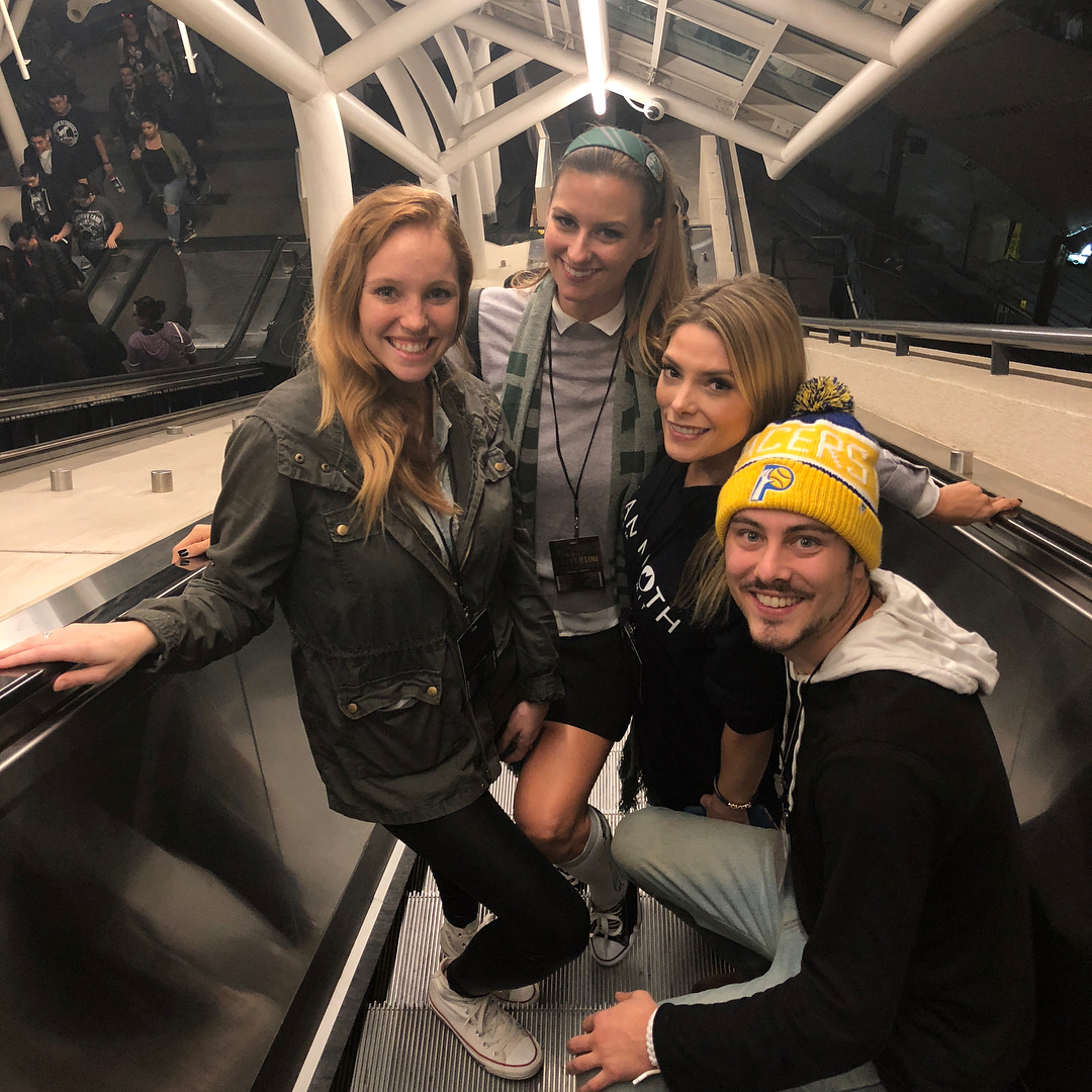 02 november: Had such a blast last night @horrornights @unistudios with my insta boyfriend @jarodeinsohn @audrhi and @meganmonohan ... I may have almost elbowed a few goblins but it was SO good and totally worth it! #universalHHN
