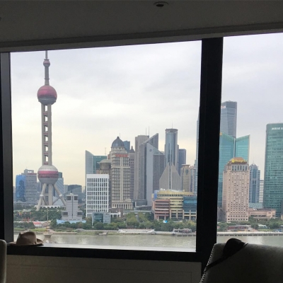14 november: #shanghai view on point. Thanks @louisxiiicognac @luduplessis for having us!! #ifwecare

