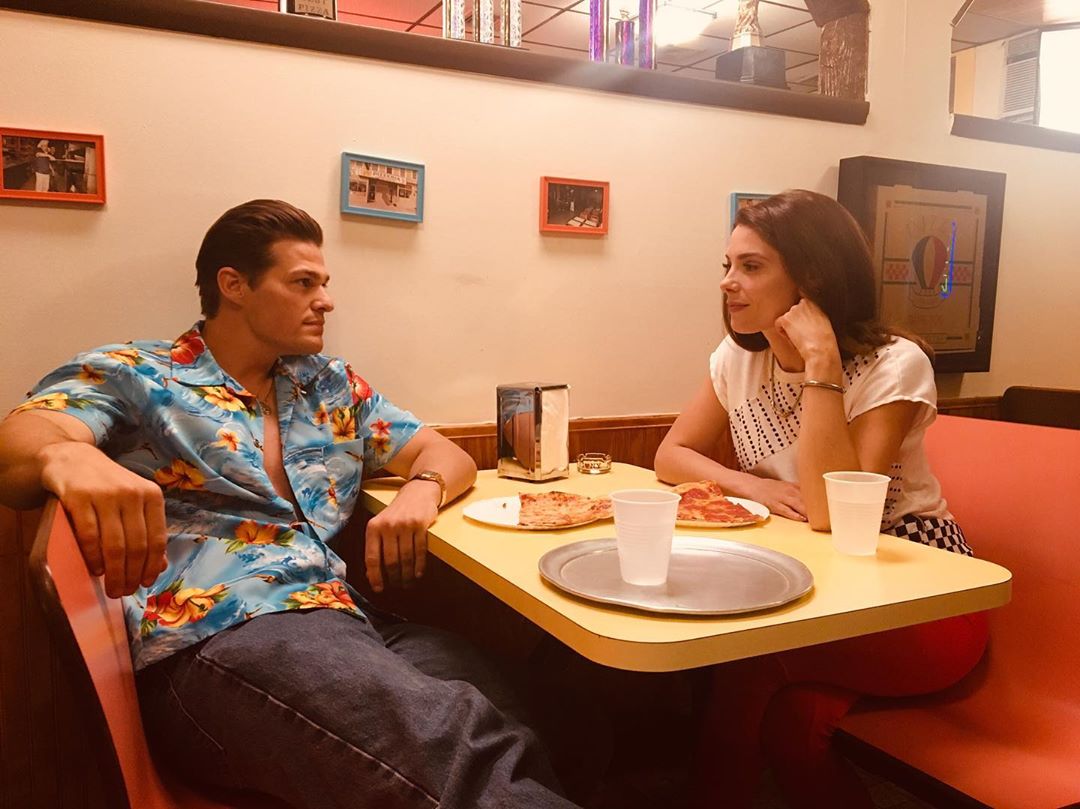 07 september: I️ ate... SO much pizza 🍕 for this scene. I did it #fortheart 😂 #brooklynpizza #lovedeveryminute

