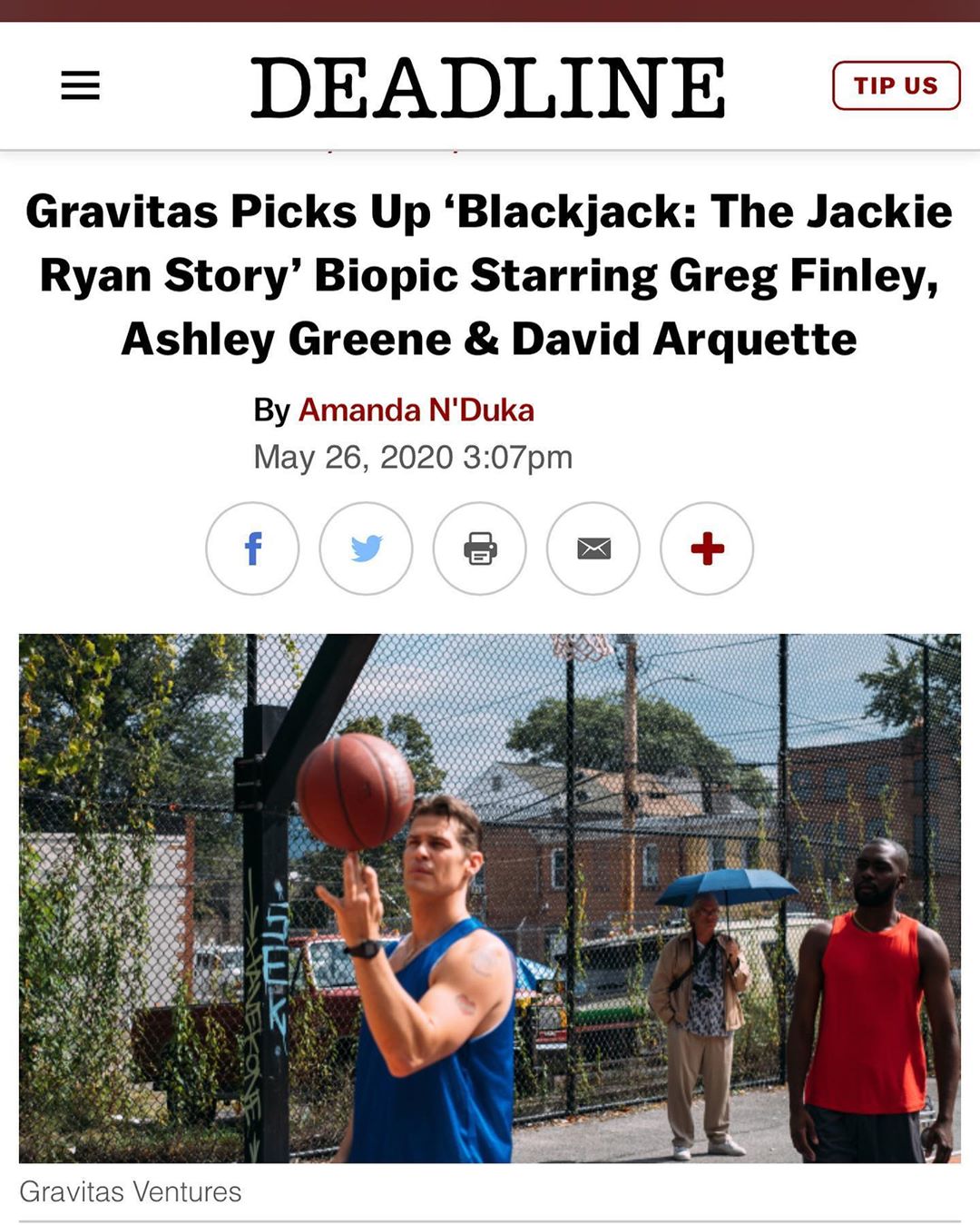 27 mei: So excited to announce that #blackjack is now at @gravitasventures !! @dannya27 you’re a legend, thank you for taking me on this wonderful journey with you. I can’t wait for the world to see the magic you made ❤️
27 mei: So excited to announce that #blackjack is now at @gravitasventures !! @dannya27 you’re a legend, thank you for taking me on this wonderful journey with you. I can’t wait for the world to see the magic you made ❤️
