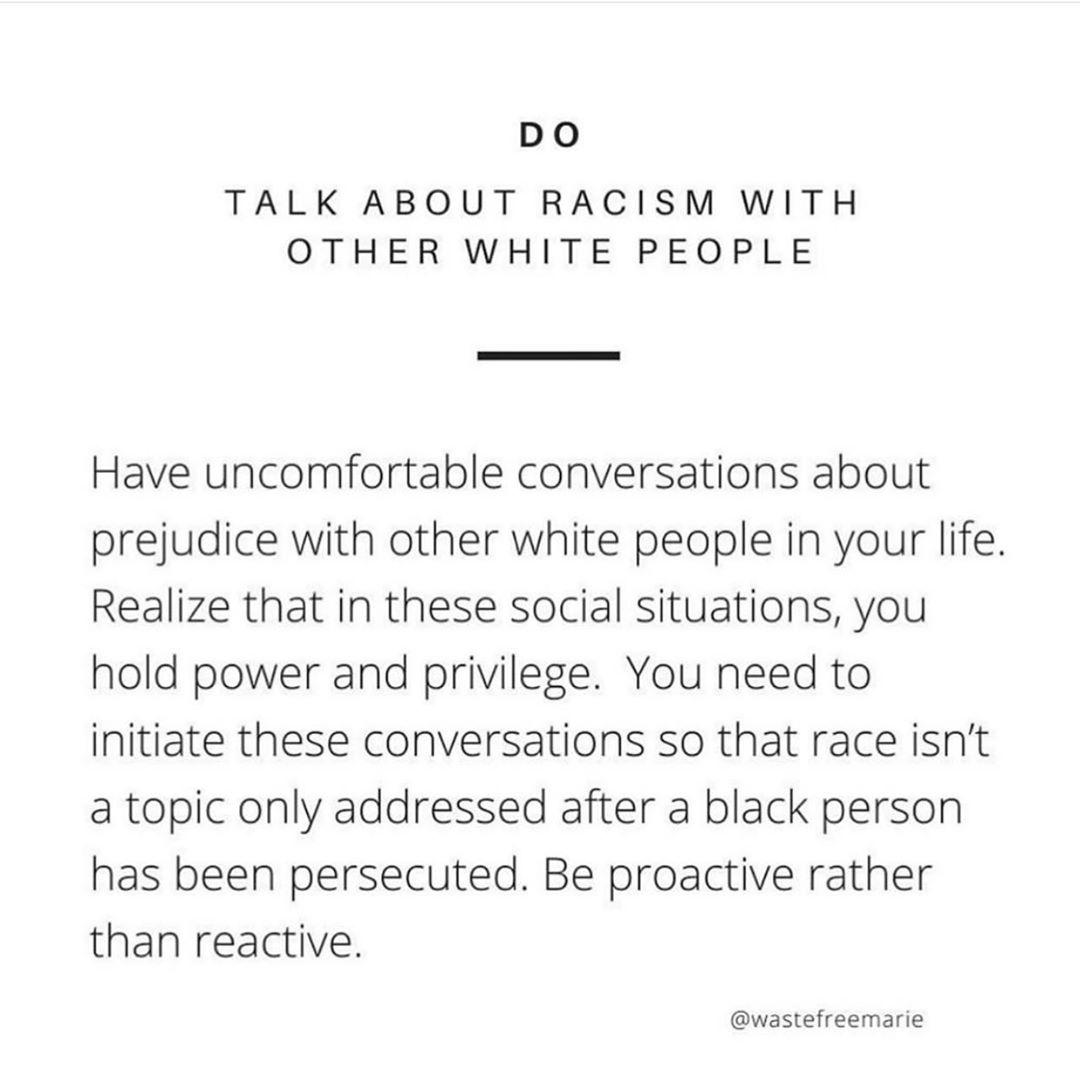 04 juni: Commit to educating yourselves and unlearning what you’ve always know as normal so we can MAKE CHANGE. This is uncharted territory, and at times I’m uncertain how to go about things.. I found these slides helpful and wanted to share! RP @wastefreemarie #blacklivesmatter #learningeveryday

