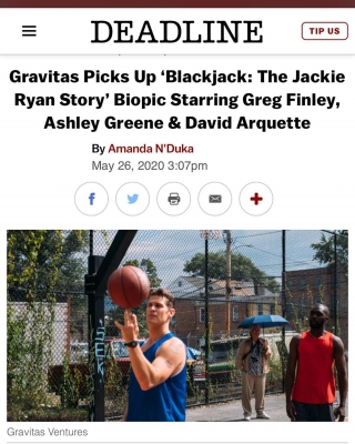 27 mei: So excited to announce that #blackjack is now at @gravitasventures !! @dannya27 you’re a legend, thank you for taking me on this wonderful journey with you. I can’t wait for the world to see the magic you made ❤️
