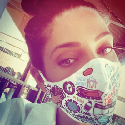 08 juli: Mask Day Everyday ... even if you have to steal them from friends. @ryanrottman
