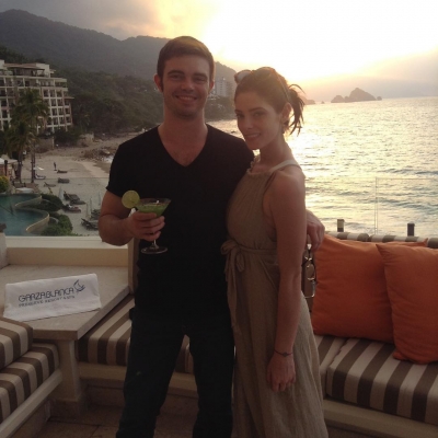 19 februari: @ashleygreene beat me to the punch with this Mexico throwback picture, such a fun trip, love you sis!
