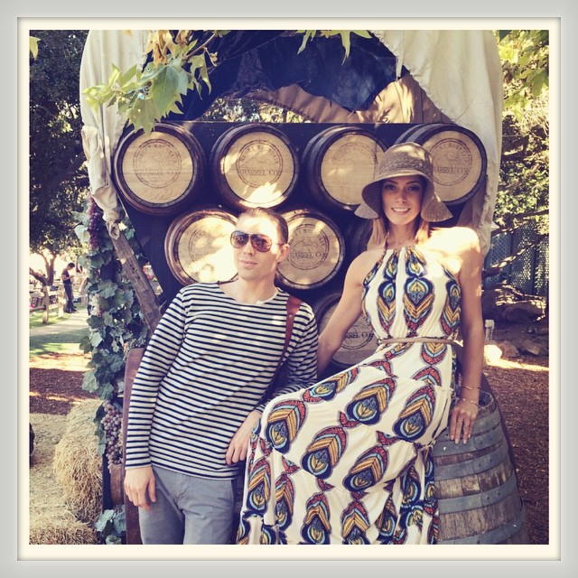 12 December 2014: #tbt to wine tasting.. A lot of wine tasting.. @ashleygreene 💪
