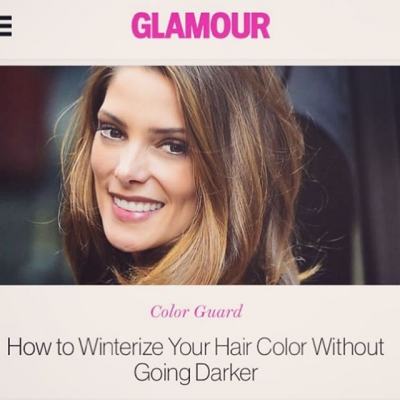 05 januari 2016: Thank you @glamourmag online for the shout out and @ashleygreene for always letting me play with your hair and giving me the "Greene" light when I want to try something new. link for full article on how to achieve winter blonde: 
http://www.glamour.com/lipstick/blogs/girls-in-the-beauty-department/2016/01/blond-hair-winter-ashley-greene
