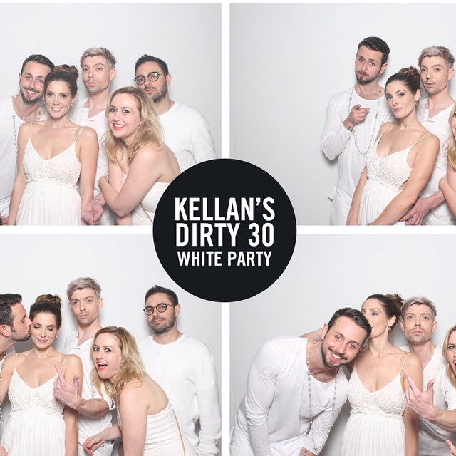 15 Maart 2015: All white everything! Happy birthday @kellanlutz

