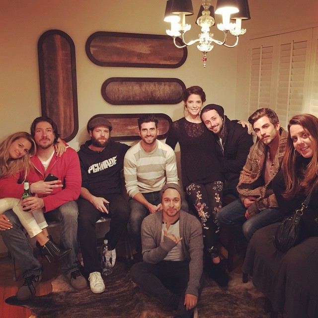 9 april 2015: A very intense game of running charades happened last night. Appearance and host @tannerbeard MVP= @panterasarah No blood was lost but much wine was drank @arielle
