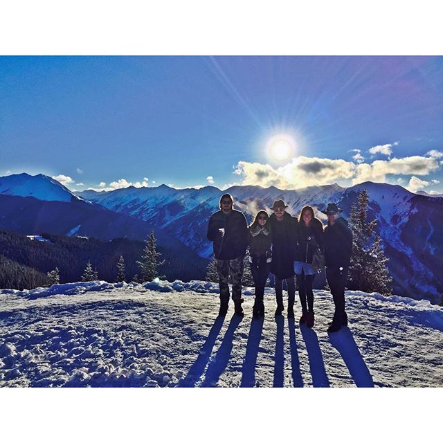 01 januari 2016: Starting the year felling like I'm on top of the world! Excited for 2016!! #Aspen
