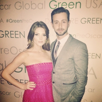 27 Februari 2014: Had a blast at the Global Green pre Oscar party last night. @ashleygreene #globalgreenusa #greenpreoscar
