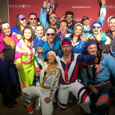 09 februari 2019: This is how you throw an 80’s Ski Party @mammothfilmfestival @tipsyelves
