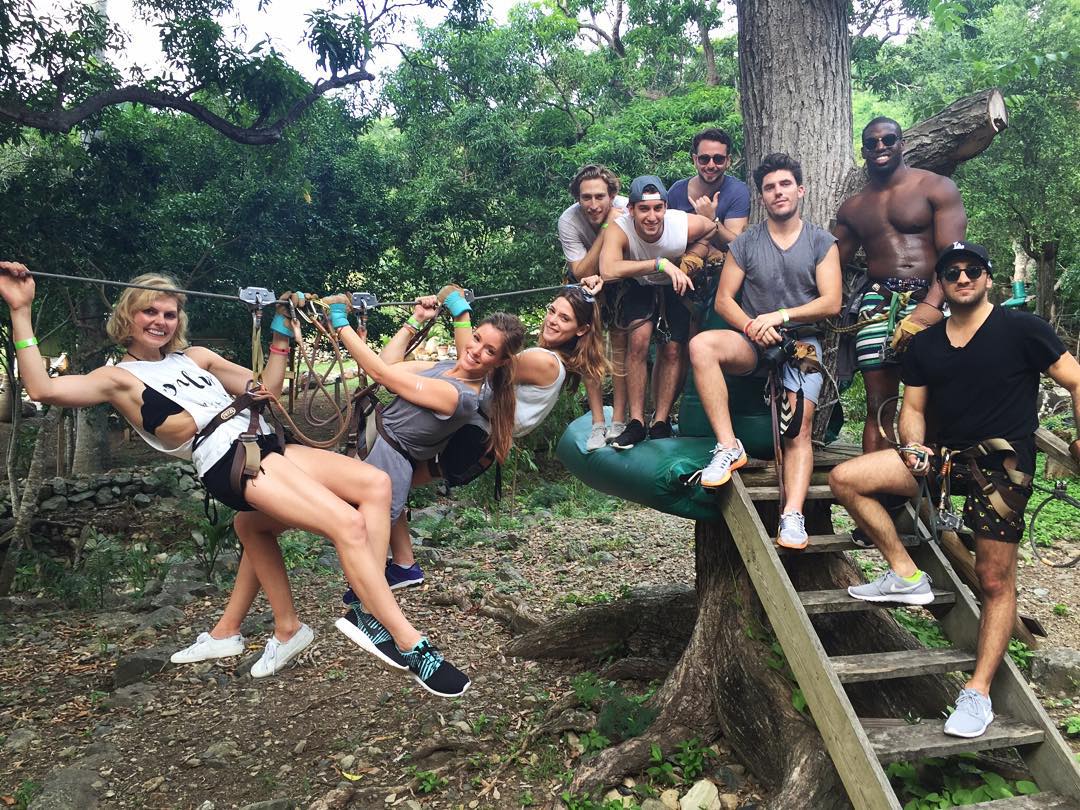 08 december 2015; Zip lining with this epic crew #Eagle25
