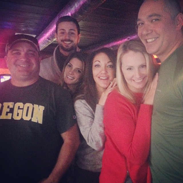 02 december 2014: Hanging at the local bar in the Hood last weekend! Thanks for the awesome memories @ashleygreene @paulkhoury @lizsolsen #dollarfiftybeer
