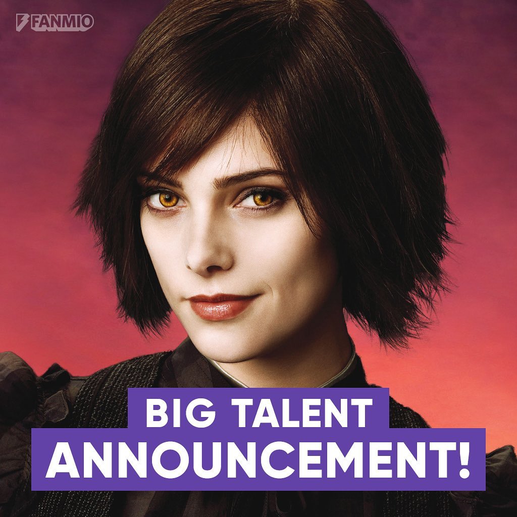 27 mei 2019: Do you or someone you know love Twilight?

Meet @ashleygreene in a personal 1-on-1 video meet and greet experience June 15th!

Packages include exclusive signed merchandise and Ashley Greene products you’ll only find on Fanmio! Visit Fanmio.com/Ashley before they’re gone.

#Fanmio #AshleyGreene #AliceCullen #Twilight #TwilightSaga #TeamEdward
