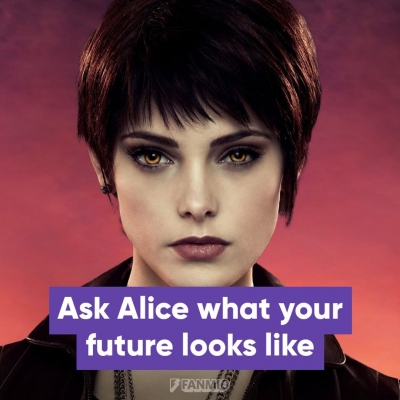 02 juli 2019: Want to know your future? Ask Alice and find out. Fanmio.com/Ashley

Meet @ashleygreene in a personal 1-on-1 video meet and greet experience Saturday, July 13th! Spots are limited so hurry before they’re gone.

#Fanmio #AshleyGreene #AliceCullen #Twilight #TwilightSaga #TeamEdward
