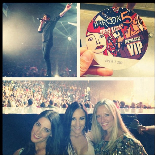 03 april 2013; Maroon 5 concert:)
