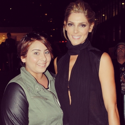 10 september 2013: Me and @ashleygreene last night. She is so gorgeous!!! <3 #12!
