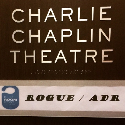 08 Oktober: I mean... If you're going to do ADR... The Charlie Chaplin Theater is a pretty boss place to do it. @roguetv #RogueTV 
