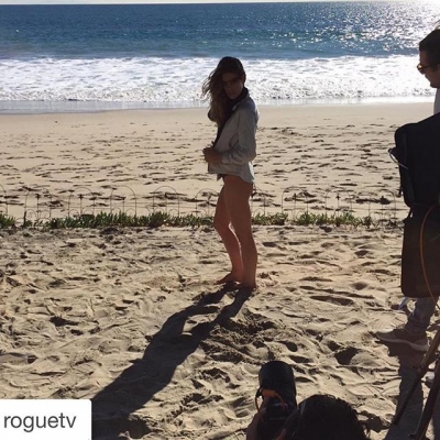 19 Mei: #Repost @roguetv with @repostapp.
・・・
Behind the scenes of my @shape_magazine cover shoot for #roguetv. Not a bad day shooting at the beach although it was a little windy! - @ashleygreene

