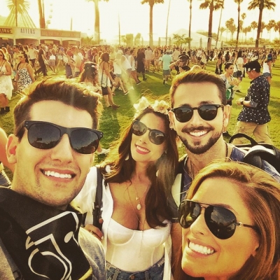 14 April 2015: The @livelokai boys hit #Coachella with our beautiful ladies @ashleygreene & @d_trams 
What a weekend!
