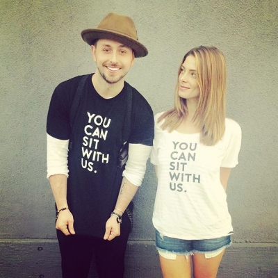 22 November 2015: This shirt sends an important message of love and inclusivity. Join me and @ashleygreene in supporting @kindcampaign by sporting one of these one-of-a-KIND 'You CAN Sit with Us" t-shirts! 100% of the net proceeds of this tee go directly to Kind Campaign to support their free school assemblies and curriculum which bring awareness and healing to the negative and lasting effects of girl-against-girl bullying. SO. RAD. The tee is only available until Nov. 25th! Check it out at omaze.com/kind
#
